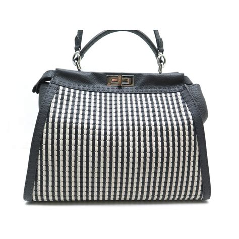 sac fendi peekaboo bleu|More.